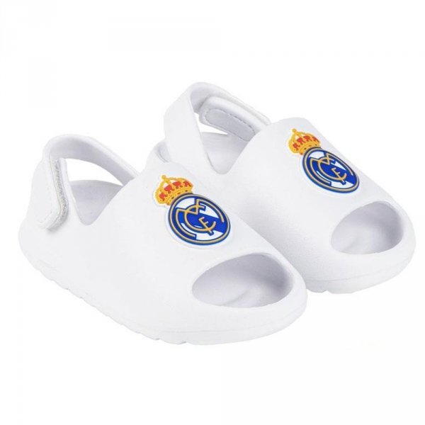Real Madryt klapki sandały na rzep beach pool flip flops white eva 2300006792B