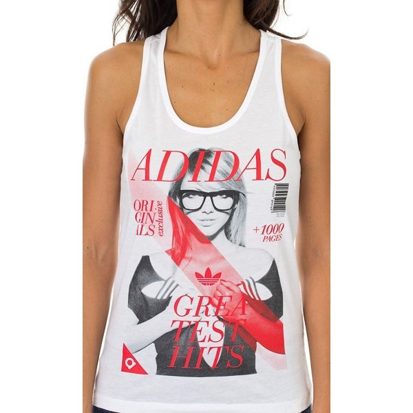 Adidas Originals koszulka bez rękawów W Top Glamgirl Print F46985