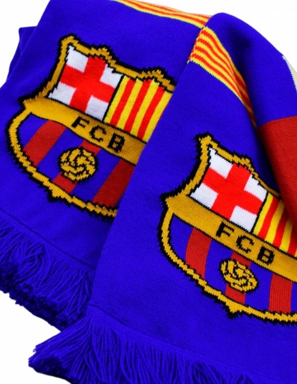 FC Barcelona szalik kibica dwustronny Double Knitted Scarf N33 5004BUD33