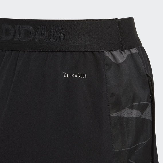 Adidas Spodenki dziecięce czarne Yb Tr Run Sh Dv2938