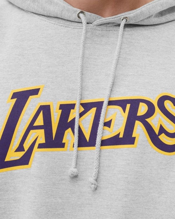 Mitchell &amp; Ness bluza Team Logo Hoody Los Angeles Lakers HDSSINTL1050-LALGREY