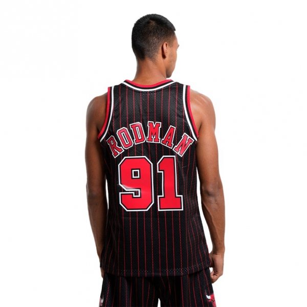 Mitchell &amp; Ness koszulka męska Chicago Bulls NBA Swingman Alternate Jersey Bulls 95 Dennis Rodman SMJYGS18150-CBUBLCK95DRD