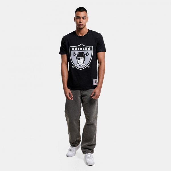 Mitchell &amp; Ness t-shirt NFL Team Logo Tee Oakland Raiders BMTRINTL1053-ORABLCKT