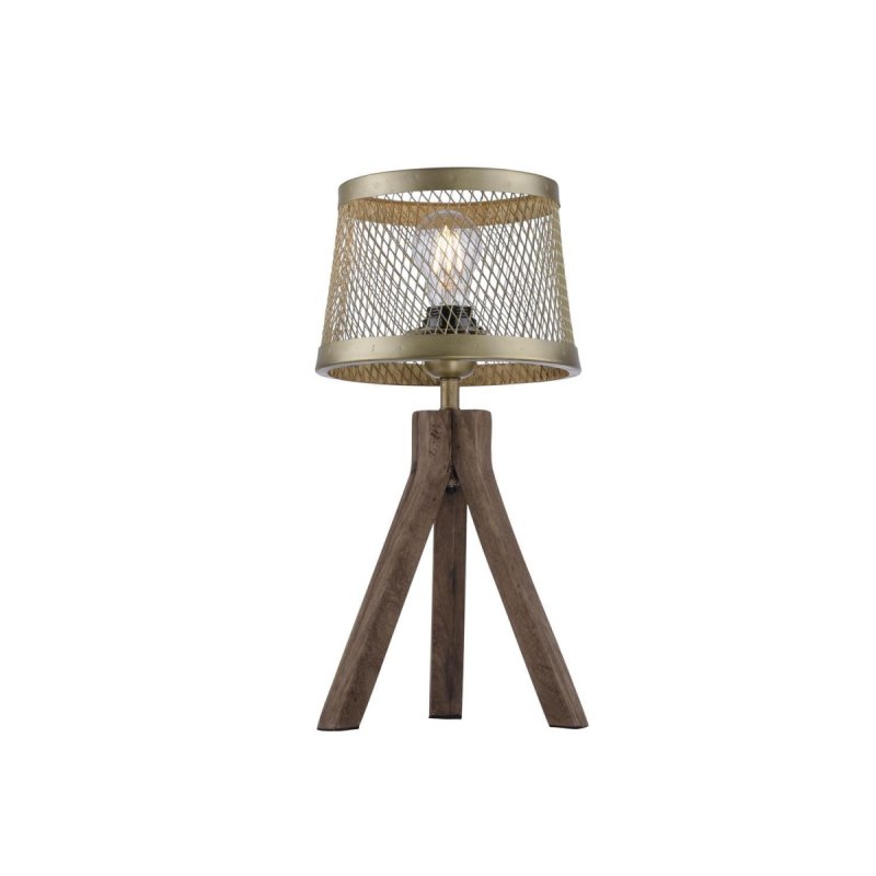 Lampa stołowa FREDERIK 1 - punktowa mosiądz matowy LeuchtenDirekt - 11423-60