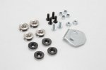 ZESTAW ADAPTERÓW DO ADVENTURE-RACK SW-MOTECH POD KUFER CENTRALNY TRAX BLACK