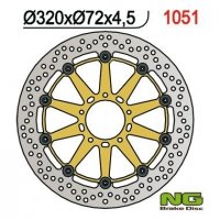 Tarcza hamulcowa przednia Ducati 1000 S4R / S TESTASTRETTA MONSTER (06-08) 