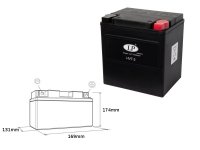 Harley-Davidson 1450 FL/FLH (99-01) akumulator (zalany) 