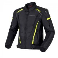 KURTKA TEKSTYLNA OZONE PULSE BLACK/FLUO YELLOW 7XL 