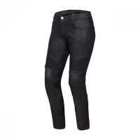 JEANSY MOTOCYKLOWE DAMSKIE OZONE ROXY WAXED BLACK 26/30 W26/30 