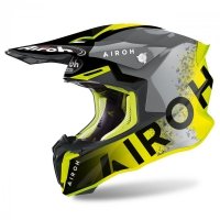 KASK AIROH TWIST 2.0 BIT YELLOW GLOSS XL 