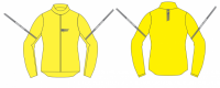 KURTKA PRZECIWDESZCZOWA REBELHORN OCEAN FLUO YELLOW XS 