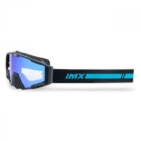 GOGLE IMX SAND BLACK MATT/BLUE - SZYBA BLUE IRIDIUM + CLEAR (2 SZYBY W ZESTAWIE) OS 