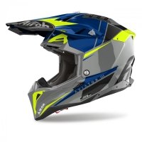 KASK AIROH AVIATOR 3 PUSH BLUE GLOSS XL 