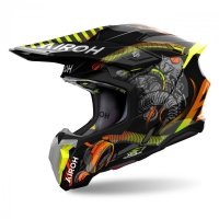 KASK AIROH TWIST 3 TOXIC GLOSS XS 