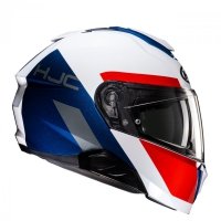 KASK MOTOCYKLOWY HJC I91 BINA WHITE BLUE L 
