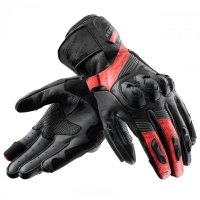 RĘKAWICE MOTOCYKLOWE REBELHORN VIPER BLACK, GREY, FLUO RED M 
