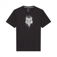 T-SHIRT FOX BARK TECH BLACK L 