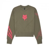 BLUZA FOX LADY CREW ELEVATED OVERSIZED ADOBE M 