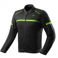 KURTKA MOTOCYKLOWA TEKSTYLNA REBELHORN ECHO BLACK FLUO YELLOW XS 
