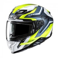 KASK HJC F71 FES YELLOW/BLUE S 