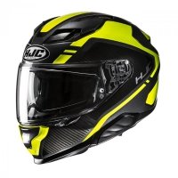 KASK HJC F71 TOZZ BLACK/YELLOW S 