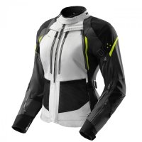 KURTKA MOTOCYKLOWA TEKSTYLNA DAMSKA REBELHORN HARDY 3.0 BLACK GREY FLUO YELLOW WXXL DXXL 