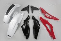 UFO KOMPLET PLASTIKÓW HUSQVARNA TC 4T '08-'10 KOLOR OEM (BIAŁY/CZERWONY/CZA<br />RNY) 