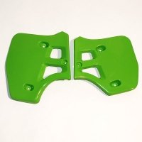 UFO OSŁONY CHŁODNICY KAWASAKI KX 250 '88-'89, KX 500 '88-'02 KOLOR ZIELONY 