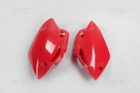 UFO BOCZKI TYLNE HONDA CRF 150R '07-'18 KOLOR CZERWONY 