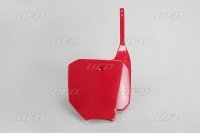 UFO TABLICA NA NUMER STARTOWY HONDA CR 80 '96-'02, CR 85 '03-'09 KOLOR CZERWONY 