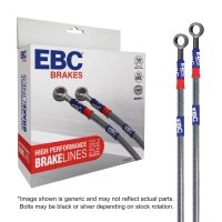 Przewody hamulcowe w stalowym oplocie EBC BLM4162-3F przednia oś KAWASAKI ZX 9 R B3-B4 [96-97] 