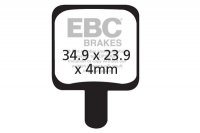 CFA340HH - Klocki hamulcowe rowerowe (spiekane) EBC Brakes 