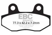 Klocki hamulcowe EBC FA086 (kpl. na 1 tarcze) 