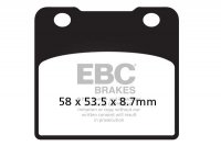 Klocki hamulcowe EBC FA103V V-PAD (kpl. na 1 tarcze) 