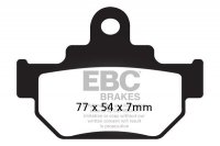 Klocki hamulcowe EBC FA106TT (kpl. na 1 tarcze) 