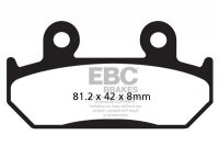 Klocki hamulcowe EBC FA121 (kpl. na 1 tarcze) 