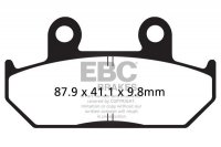 Klocki hamulcowe EBC FA124/2HH wzmacniane (kpl. na 1 tarcze) 