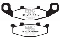 Klocki hamulcowe EBC FA129 (kpl. na 1 tarcze) 