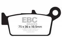 Klocki hamulcowe EBC FA131TT (kpl. na 1 tarcze) 