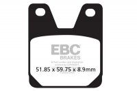 Klocki hamulcowe EBC FA267 (kpl. na 1 tarcze) 