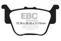 Klocki hamulcowe EBC FA373TT (kpl. na 1 tarcze) 