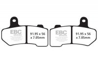 Klocki hamulcowe EBC FA409 (kpl. na 1 tarcze) 