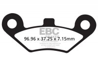 Klocki hamulcowe EBC FA453R (kpl. na 1 tarcze) 