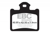 Klocki hamulcowe EBC FA602R (kpl. na 1 tarcze) (odpowiednik PROX 37.289102) 