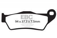 Klocki hamulcowe EBC SFA181 skuterowe (kpl. na 1 tarcze) 
