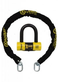 AUVRAY zestaw łańcuch typu lasso z kłódką XTREM MINI - długość 120cm, średnica 10mm 
