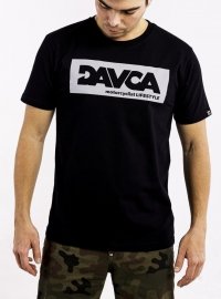 DAVCA T-shirt Gray Logo Black 