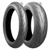 BRIDGESTONE KOMPLET OPON (16611/24) 120/70ZR17 BATTLAX S22 (58W) TL PRZÓD DOT 2024 + (16616/24) 200/55ZR17 BATTLAX S22 (78W) TL 