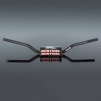 RENTHAL KIEROWNICA 1,1/8 CALA (28,6MM) MX FATBAR HANDLEBAR RC WYSOKA HIGH BLACK KOLOR CZARNY Z GĄBKĄ 