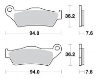 SBS KLOCKI HAMULCOWE KH181 OFF-ROAD SINTER KOLOR ZŁOTY 